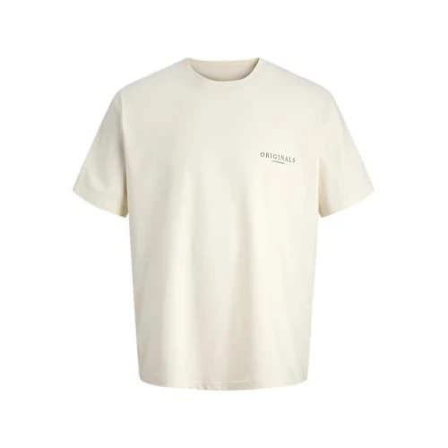 Offerta a tempo: JACK & JONES Jormontauk AOP Back Tee SS Crew Neck, Bianco Antico, L Uomo - 42% da 17.99 € a 10.40 €