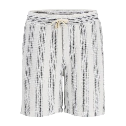 Offre limitée : JACK & JONES Jpstjaiden Coba Stripe Jog Short M JNR, Cloud Dancer, 16 Ans Hommes de 19.75 € à 19.75 € (0.00% de remise)