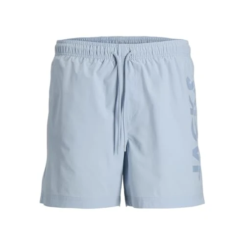 Limited-time offer: JACK & JONES Men's Jpstmaui Wave Logo Swim Shorts Sn, Celestial Blue, S from 19.76 £ to 19.76 £ (save 0.00%)