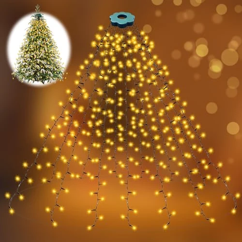 POIFL 400 LED Christmas Tree Lights Plug in, Lighting String Lights with Plug，Plug Powered String Lights
