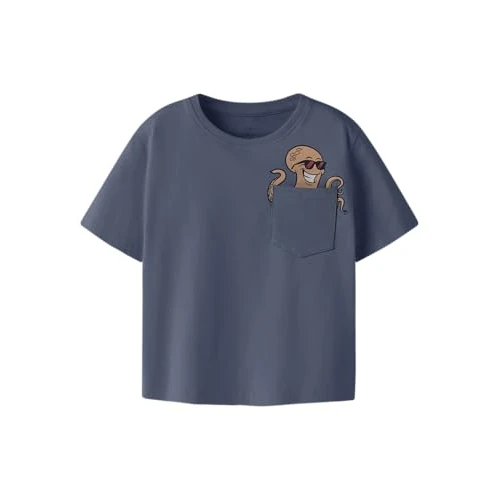 Zeitlich begrenztes Angebot: NAME IT Jungen Nmmfikz Ss Nreg Top Box, Vintage Indigo, 92 cm von 9.48 € auf 8.07 € (15% Rabatt)
