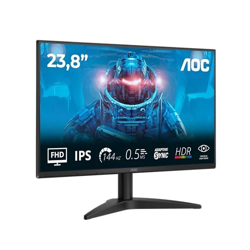 Limited offer: AOC 24B36X 24 Inch FHD Gaming Monitor, 144Hz, IPS, 0.5ms MPRT, Adaptive Sync, HDR10, (1920x1080,HDMI 1x 1.4,DP 1x 1.4) Black from 99.00 EUR to 79.99 EUR (save 19%)