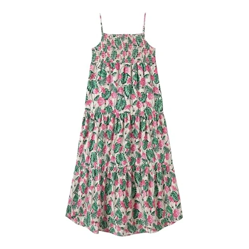 Offerta a tempo: NAME IT Nkfvinaya Strap Maxi Dress, Sabbia Estiva, 134 Bambina - 5% da 23.99 € a 22.69 €