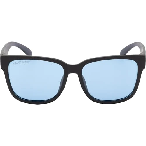 Tijdelijke aanbieding: CRESSI Bivi Zonnebril, zwart/lichtblauwe lens, uniseks, licht, gepolariseerd, hardlopen, fietsen, watersport, montuur TR90, zwart, glazen TAC lichtblauw van 19.43 € naar 19.43 € (0.00% korting)
