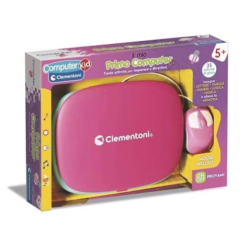 Clementoni Mój pierwszy komputer Pink 5+