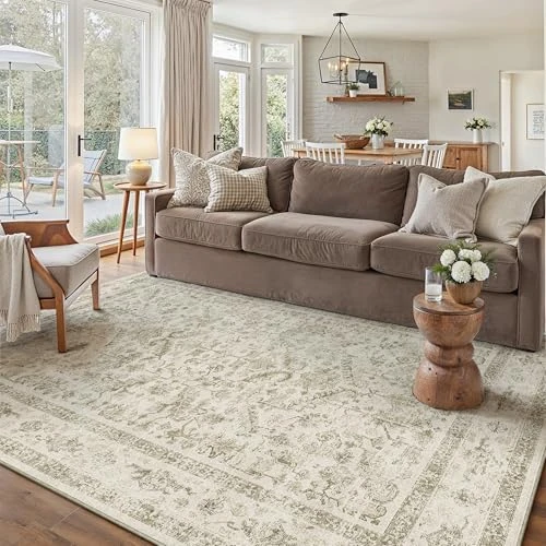 Tijdelijke aanbieding: PureCozy Tapijt Woonkamer 140x200cm Beige Wasbaar van 68.73 € naar 68.73 € (0.00% korting)