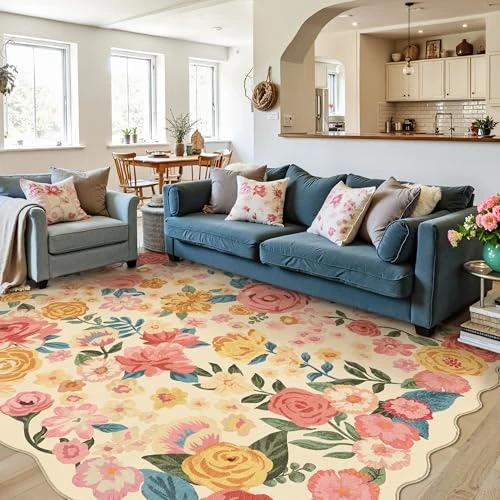 Oferta limitada: HUGEAR Alfombra Salon Beige 160x230cm Lavable de 41.03 € a 38.98 € (ahorro 5%)