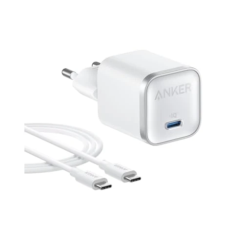 Offerta a tempo: Anker Nano 45W Caricatore USB C, Ricarica Rapida, Compatto e Pieghevole per Samsung S25 Ultra/S24, iPhone 17 Pro Max Air/16/15, MacBook, Pixel 9, iPad (cavo da 183 cm incluso) - 40% da 29.99 € a 17.99 €