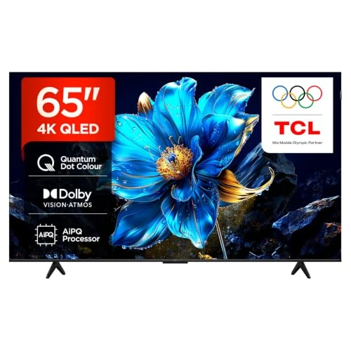Offerta a tempo: TCL 65P7K 65”QLED 4K HDR TV, Google TV, Smart TV(Dolby Vision & Atmos, Game Master, Motion clarity) - 11% da 499.90 € a 446.00 €