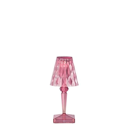 Offerta a tempo: Kartell Battery, Lampada da tavolo a batteria, H 30 cm, Rosa pastello - 12% da 200.00 € a 175.60 €