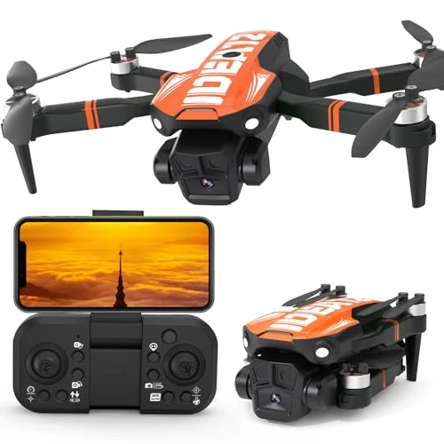 Offerta a tempo: LE-IDEA GPS Drone con Telecamera 4k, IDEA12GPS Drone 4k con Posizionamento Ottico Motore Brushless Modalità Senza Testa, RC Quadcopter con Ritorno Intelligente alla Base per Principianti e Adulti - 16% da 89.99 € a 75.99 €