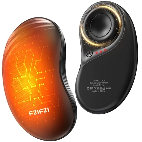 Limited offer: Hand Warmers, Hand Warmers Rechargeable with Stress Relief Design, 2 Pack 6000mAh Magnetic Handwarmers Reusable Pocket Heater from 19.99 EUR to 14.99 EUR (save 25%)