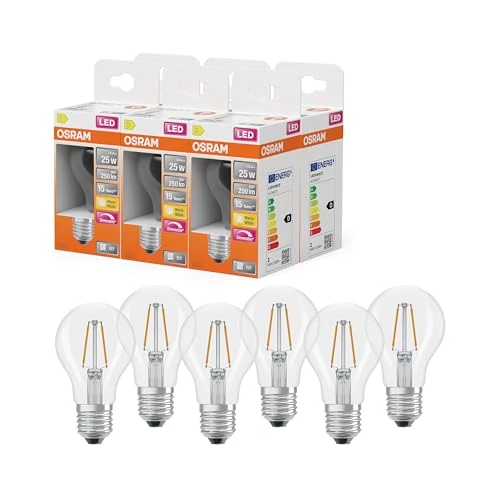 Offerta a tempo: OSRAM Lampada LED Superstar A 25 forma lampadina filamento DIM 1.8W - 0.00% da 40.99 € a 40.99 €