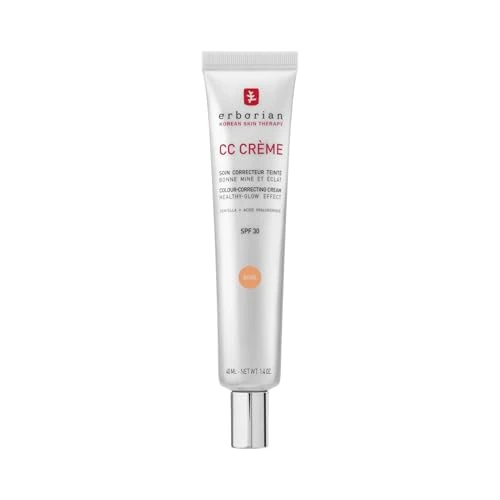 Offerta a tempo: Erborian - CC Crème alla Centella Asiatica - Crema Viso Illuminante ad Alta Definizione e Trucco - Protezione Solare SPF 30 - Cosmetica Coreana - Doré 40ml - 20% da 44.50 € a 35.60 €