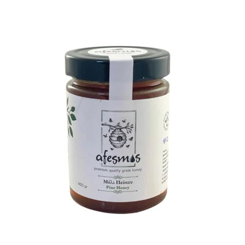Offerta a tempo: Afesmos Miele di Pino Greco | Naturale e Legnoso | 450g - 0.00% da 12.74 € a 12.74 €