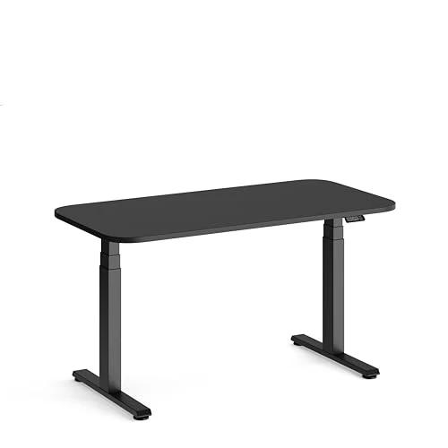 Offre limitée : Steelcase Solo, Bureau réglable en Hauteur avec Plateau Noir et Base Noir Perle (140 x 70 cm) de 799.99 € à 764.25 € (4.47% de remise)