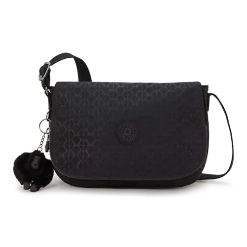Offerta a tempo: Kipling borsa a tracolla Basic Plus Eyes Wide Open Earthbeat Signature Emb nero - 41% da 52.91 € a 31.09 €