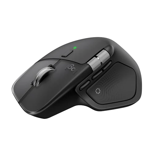 Limited-time offer: Logitech MX Master 4, Ergonomic Wireless Mouse with Advanced Performance Haptic Feedback, Ultra-Fast Scrolling, USB-C Charging, Bluetooth, Windows, MacOS - Graphite from 119.99 £ to 112.68 £ (save 6%)