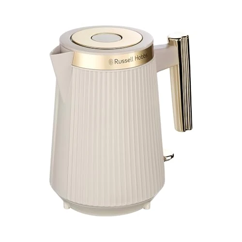 Offerta a tempo: Russell Hobbs Bollitore Elettrico [1,7L, 2400W] Brontë Stone (Opaco, Accenti oro, Beccuccio Perfect Pour, Indicatore acqua, Base 360°, Avvolgicavo, Illuminazione, Coperchio pressione) 26751-70 - 46% da 69.90 € a 37.90 €