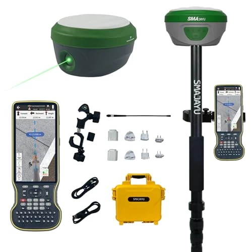 Offerta a tempo: SMA28H Rover GNSS RTK Laser con software di acquisizione permanente, doppia fotocamera, picchettamento in realtà aumentata (AR), funzione di stazione base per droni/UAV, IMU a 120°, portata laser 30 m - 0.00% da 2779.00 € a 2779.00 €