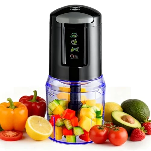 Offre limitée : VINATO Hachoir Électrique Multifonction 300W, 500ml Bol, 4 Lames de 24.99 € à 24.99 € (0.00% de remise)