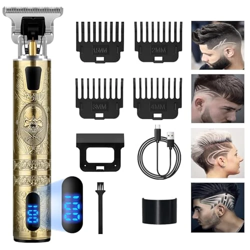 Offerta a tempo: Tagliacapelli Uomo Professionale, Trimmer Barba, Macchinetta per Capelli - 0.0% da 22.83 € a 22.83 €