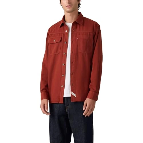 Oferta limitada: Levi's LS Auburn Worker Kevin Russet Brown Garm de 62.11 € a 62.11 € (ahorro 0.00%)