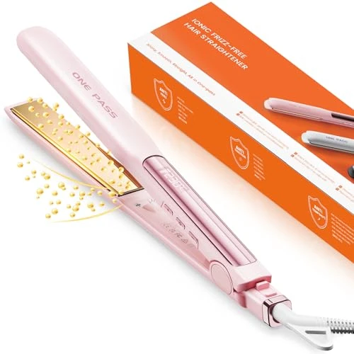 Offerta a tempo: Faszin Piastra per Capelli Professionale in Titanio 30mm, 2 in 1,Magenta - 71% da 139.99 € a 39.99 €