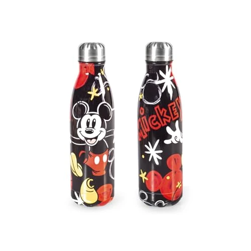 Oferta limitada: H&H Botella térmica para niño, para niños y adultos, botella de acero inoxidable, decoración Mickey District – 0,5 l, aislamiento térmico, diseño único, ideal para deporte y tiempo libre, idea regalo de 8.56 € a 6.78 € (ahorro 21%)