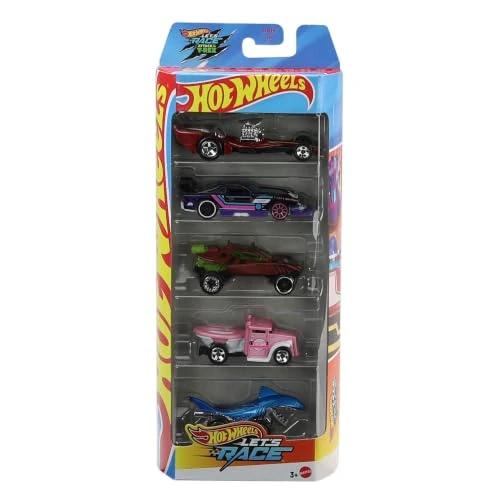 Offerta a tempo: Hot Wheels Let's Race Confezione da 5 veicoli giocattolo - 20% da 13.95 € a 11.19 €
