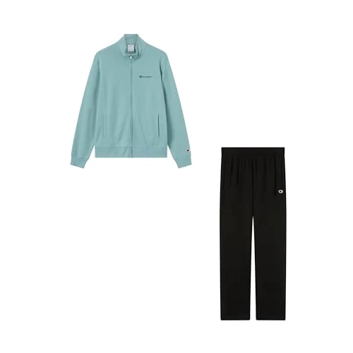 Offerta a tempo: Champion Men-Sweatsuit Tuta, Blu chiaro (BS221), S Uomo - 50% da 59.99 € a 30.00 €