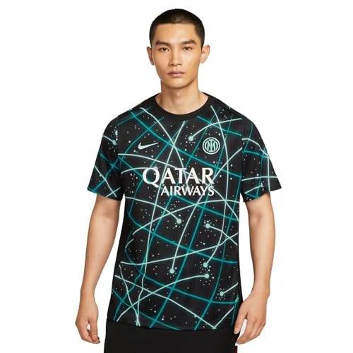Offerta a tempo: Inter Milano Academy PRO Nike Dri-Fit - Maglia da Calcio a Maniche Corte da Uomo, Modello IF3969 - 0.00% da 70.47 € a 70.47 €