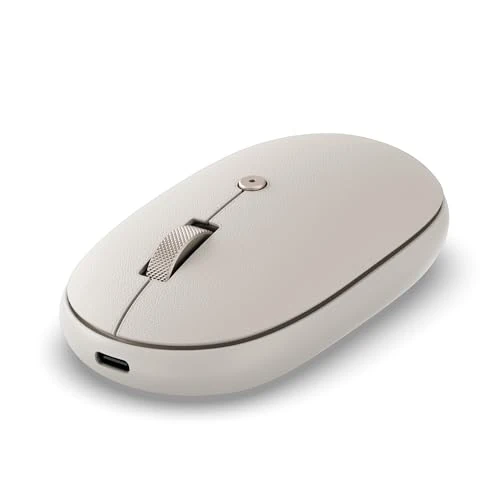 Oferta limitada: SATECHI OntheGo™ Ratón Inalámbrico, Recarga USB-C, Bluetooth hasta 3 Dispositivos, dpi Ajustable, Ratón Ergonómico Elegante para MacBook, Portátil, iPad y más – Beige de 34.99 EUR a 27.99 EUR (ahorro 20%)