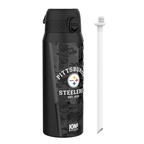 Limited offer: Ion8 NFL Sports Water Bottle, Leak Proof, Easy to Open, Secure Lock, Dishwasher Safe, Hygienic Flip Cover, Carry Handle, Fits Cup Holders, Easy Clean, Carbon Neutral from 29.99 EUR to 20.39 EUR (save 32%)
