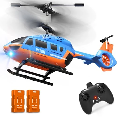 Offre limitee: VATOS Hélicoptère RC 2.4G avec LED, Hélicoptère Télécommandé Facile à Voler pour Enfants Débutants, Maintien d'Altitude, Démarrage à Une Touche, Alerte de Batterie Faible, Cadeau pour Garçons 10+ Ans de 35.99 EUR a 29.99 EUR (economie 17%)