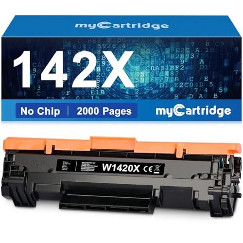 MYCARTRIDGE 142 x W1420X toner compatibel met HP 142A 142X, vervanging voor HP Laserjet MFP M140WE M110WE Laserjet M110W M140W M139WE M139W voor W1420X W1420A toner (geen chip, 1 zwart)