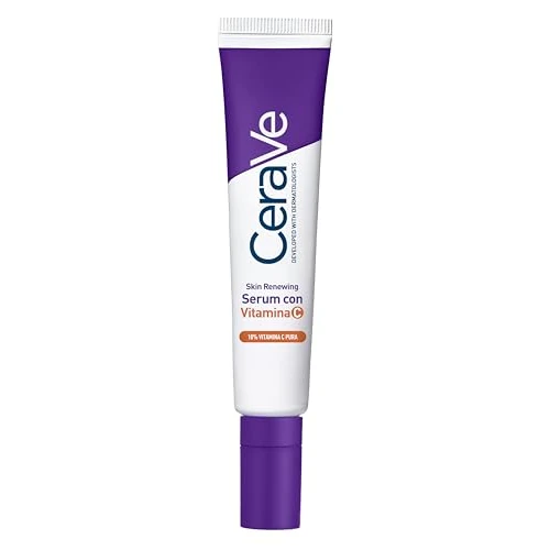 CeraVe Skin Renewing Sérum con Vitamina C, iluminador, 30ml
