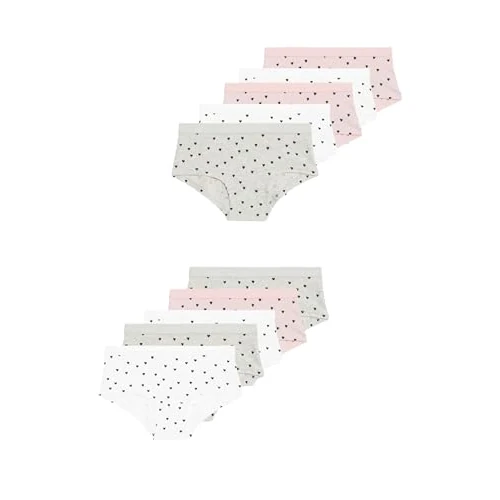 Zeitlich begrenztes Angebot: Marks & Spencer 10Er-Pack Baumwoll-Shorts Mit Stretch Und Herzmotiv (5–16 Jahre) 6-7 Jahre von 17.00 € auf 17.00 € (0.00% Rabatt)