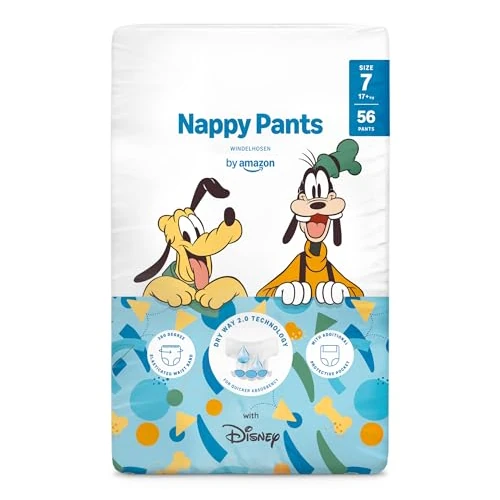 Offerta a tempo: by Amazon Disney - Pannolini taglia 7 (17+ kg) - 56 pantaloni - 0.00% da 17.96 € a 17.96 €