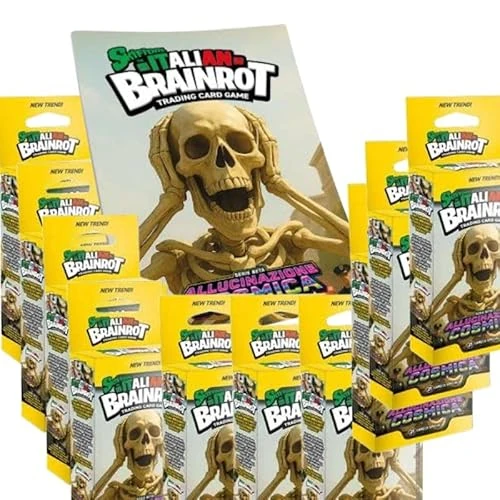 Skifidol Italian Brainrot TCG kosmiczne halucynacje, 10 x Ecoblister + album