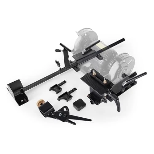 Offerta a tempo: VEVOR Sistema di Affilatura per Smerigliatrice da Banco, Sistema di Affilatura di Scalpelli con Dispositivo di Piattaforma, Barra di Appoggio per Utensili, Blocco di Installazione, Nero - 6% da 69.90 € a 65.99 €