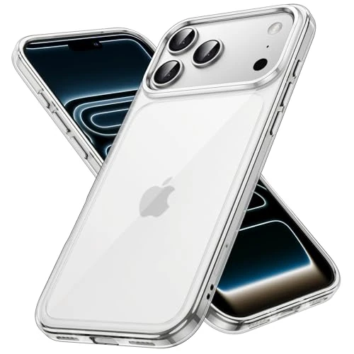 Limited-time offer: JETech Case for iPhone 17 Pro 6.3-Inch, Non-Yellowing Shockproof Phone Bumper Cover, Anti-Scratch Clear Back (Clear) from 8.99 £ to 8.99 £ (save 0.00%)