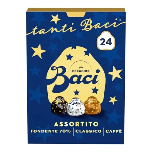 Offerta a tempo: BACI PERUGINA Tanti Baci Cioccolatini Assortiti, Scatola Regalo Fondente 325g - 33% da 13.49 € a 8.99 €