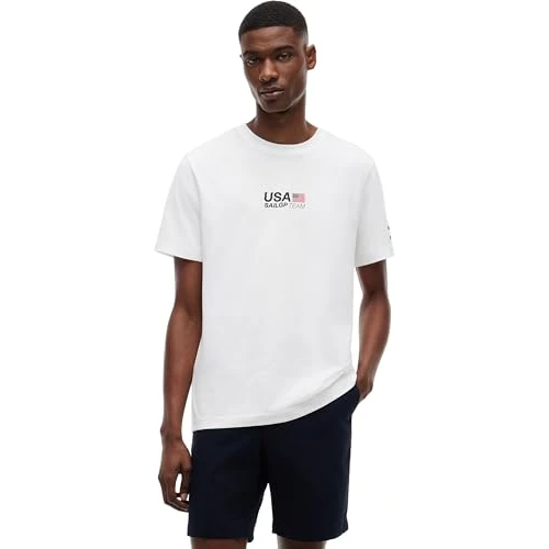 Oferta limitada: Tommy Hilfiger Camiseta de manga corta Hombre US SailGP Graphic de algodón de 32.04 € a 21.46 € (ahorro 33%)