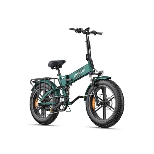 Offerta a tempo: ENGWE Bicicletta Elettrica Pieghevole| 768Wh 16AH Durata 110KM| 20"×4.0" Fat Tire|Sensore di Coppia| Sospensione Completa| 8 Velocità| ENGINE Pro 2.0 (Verde YS-7838) - 0.00% da 1399.00 € a 1399.00 €