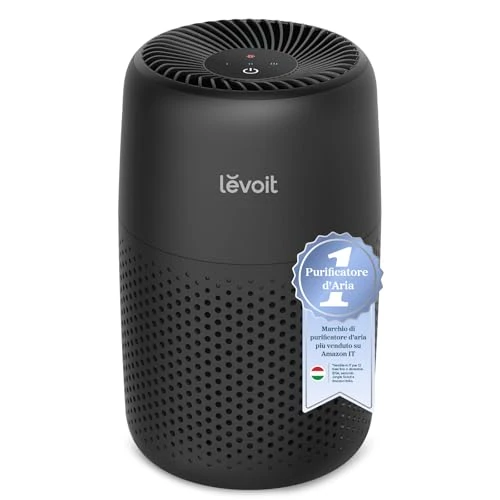 Offerta a tempo: Levoit Purificatore d'Aria con Filtro HEPA, 7 Watt, per Cameretta, Nero - 17% da 59.99 € a 49.99 €