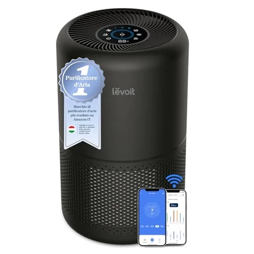 Offre limitée : LEVOIT Purificateur d'air avec filtre HEPA, débit d'air de 258 m³/h pour une pièce fumeur de 54 m², élimine 99,97% des moisissures, du pollen et des poils d'animaux. Purificateur d'air de 159.99 € à 135.98 € (15% de remise)