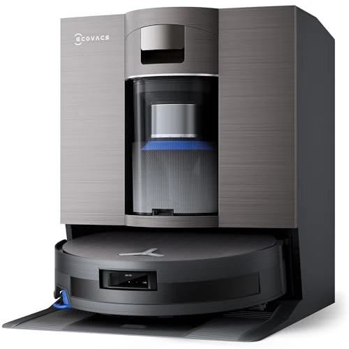 ECOVACS X11 OMNICYCLONE Robot Vacuum Cleaner and Mop, BLAST & 19500Pa, PowerBoost, OZMO ROLLER 2.0, Braves Heights Of Max 4cm, Extended Roller, PureCyclone 2.0 Automatic Emptying