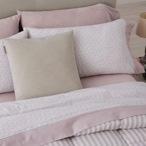Offerta a tempo: Burrito Blanco | Lenzuola in flanella di cotone | Letto da 120 cm. (+misure disponibili) | Design 576 | Colore Nude (120 x 190/200 cm) - 0.00% da 67.69 € a 67.69 €