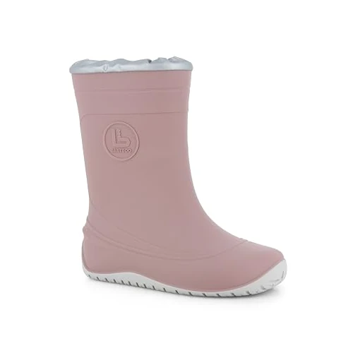Offerta a tempo: Bareboo Barelastic Stivale pioggia barefoot, Rosa antico, 26 - 63% da 34.50 € a 12.78 €